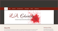 Desktop Screenshot of laedwardswriter.com